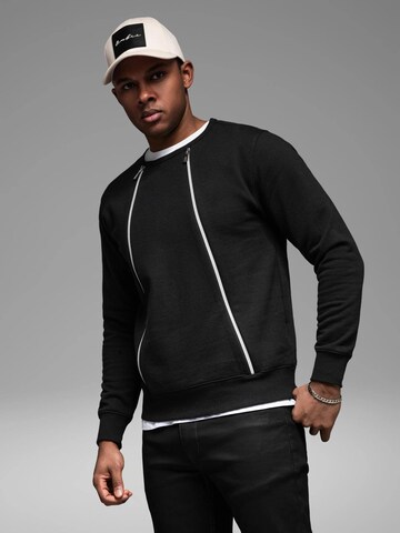 Sweat-shirt Ombre en noir
