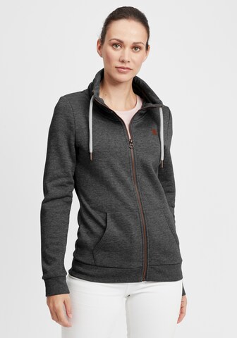 Oxmo Sweatjacke 'Vicky' in Grau: predná strana