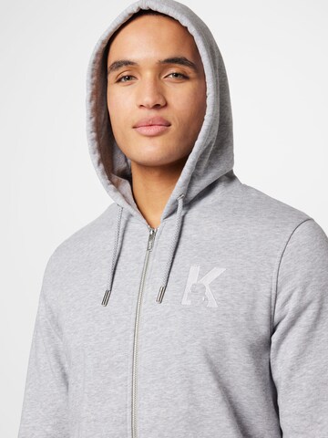 Karl Lagerfeld - Sudadera con cremallera en gris