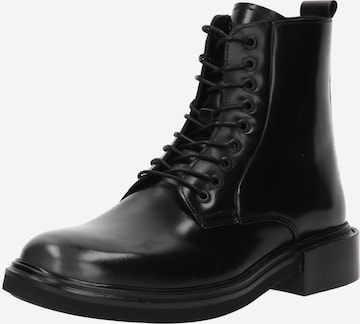 Calvin Klein Snørestøvler i sort: forside