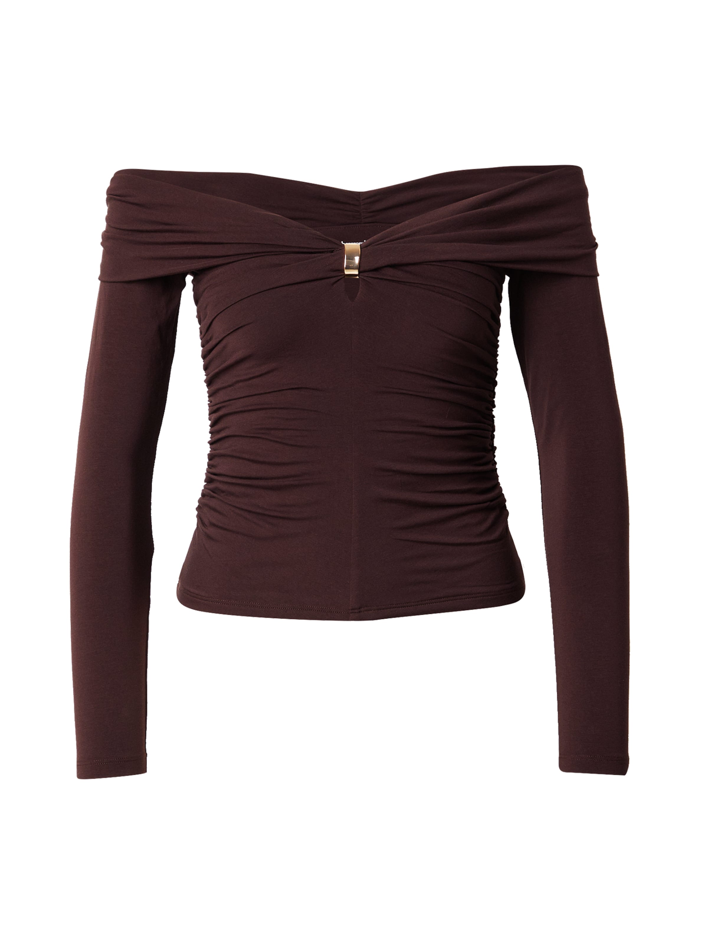 Abercrombie &amp; Fitch T-shirt i brun: framsida