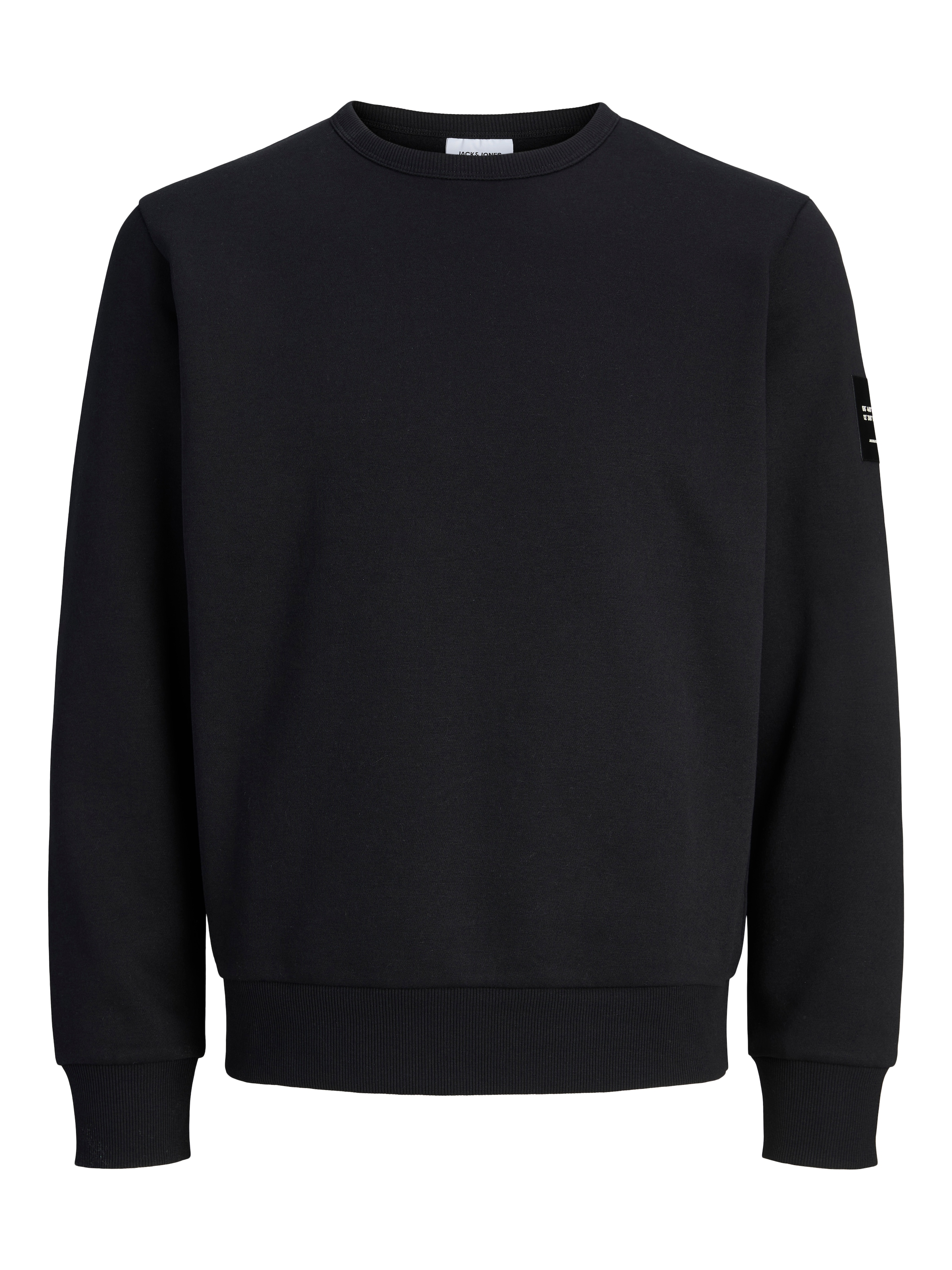 Jack & Jones Plus Sweatshirt 'JJCLEVELAND' i sort: forside