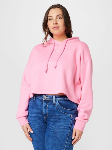 Sweat-shirt 'Adicolor Essentials Fleece ' ADIDAS ORIGINALS en rose : devant