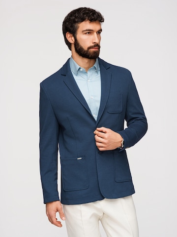 Coupe regular Veste de costume Ombre en bleu