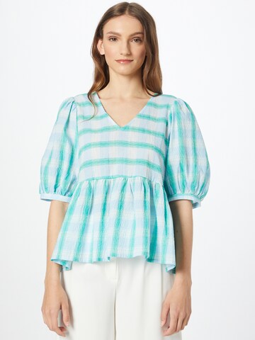 mbym Blouse 'Chidera' in Groen: voorkant