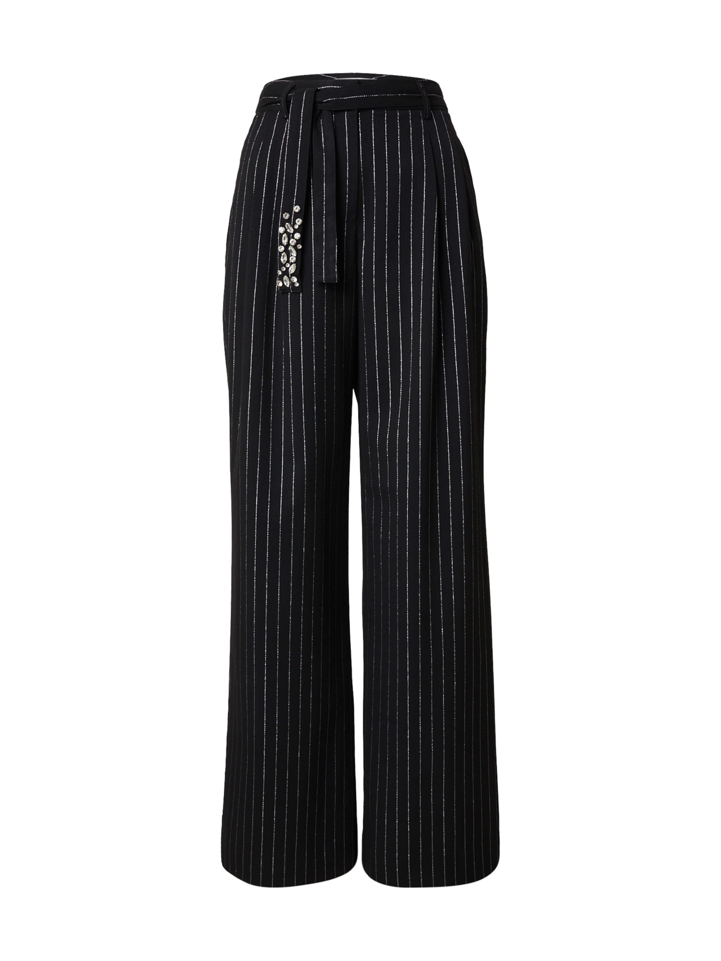 Fabienne Chapot Wide Leg Laskoshousut 'Charlie' värissä musta: etupuoli