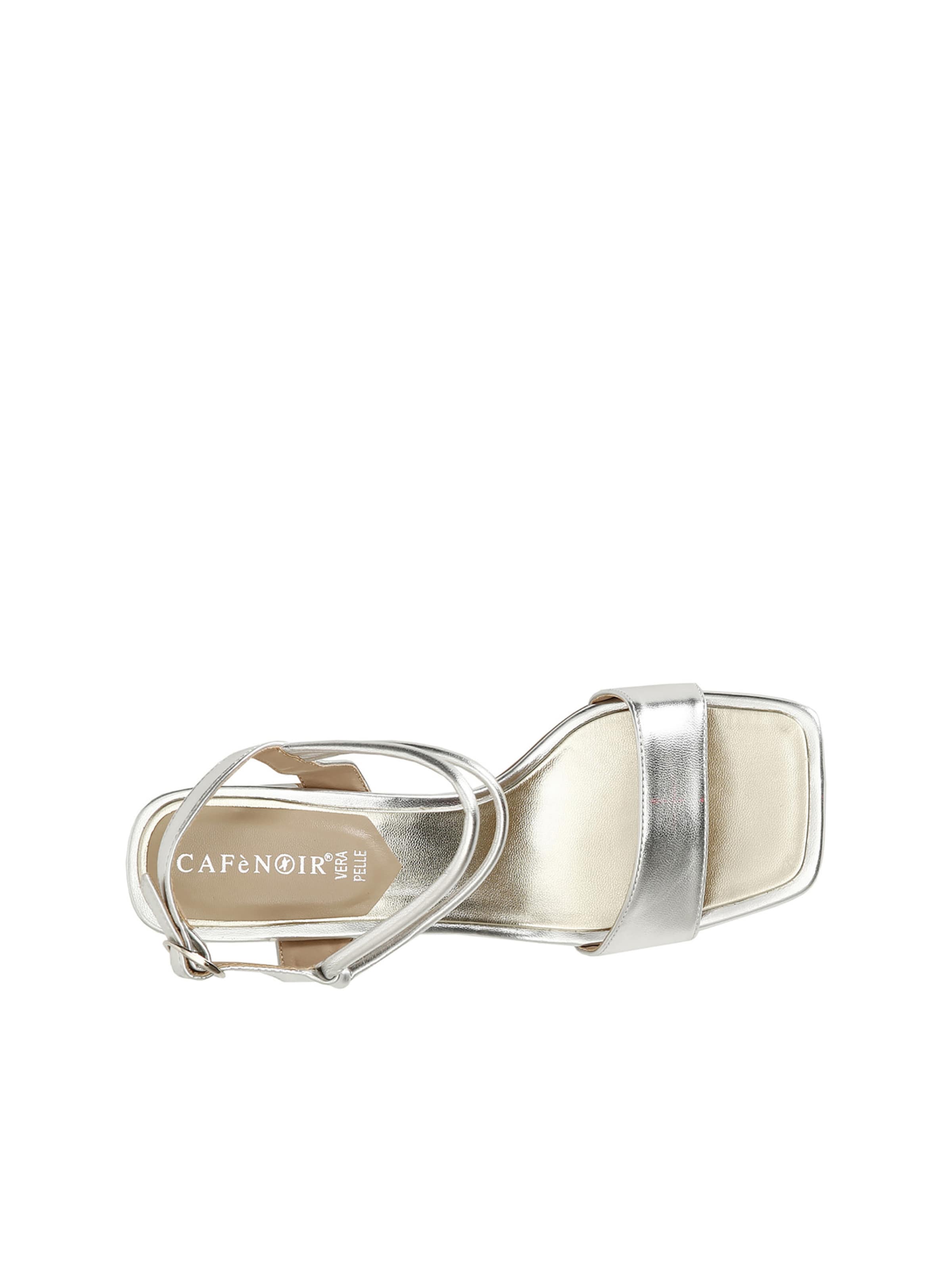 Sandales à lanières CAFè NOIR en argent