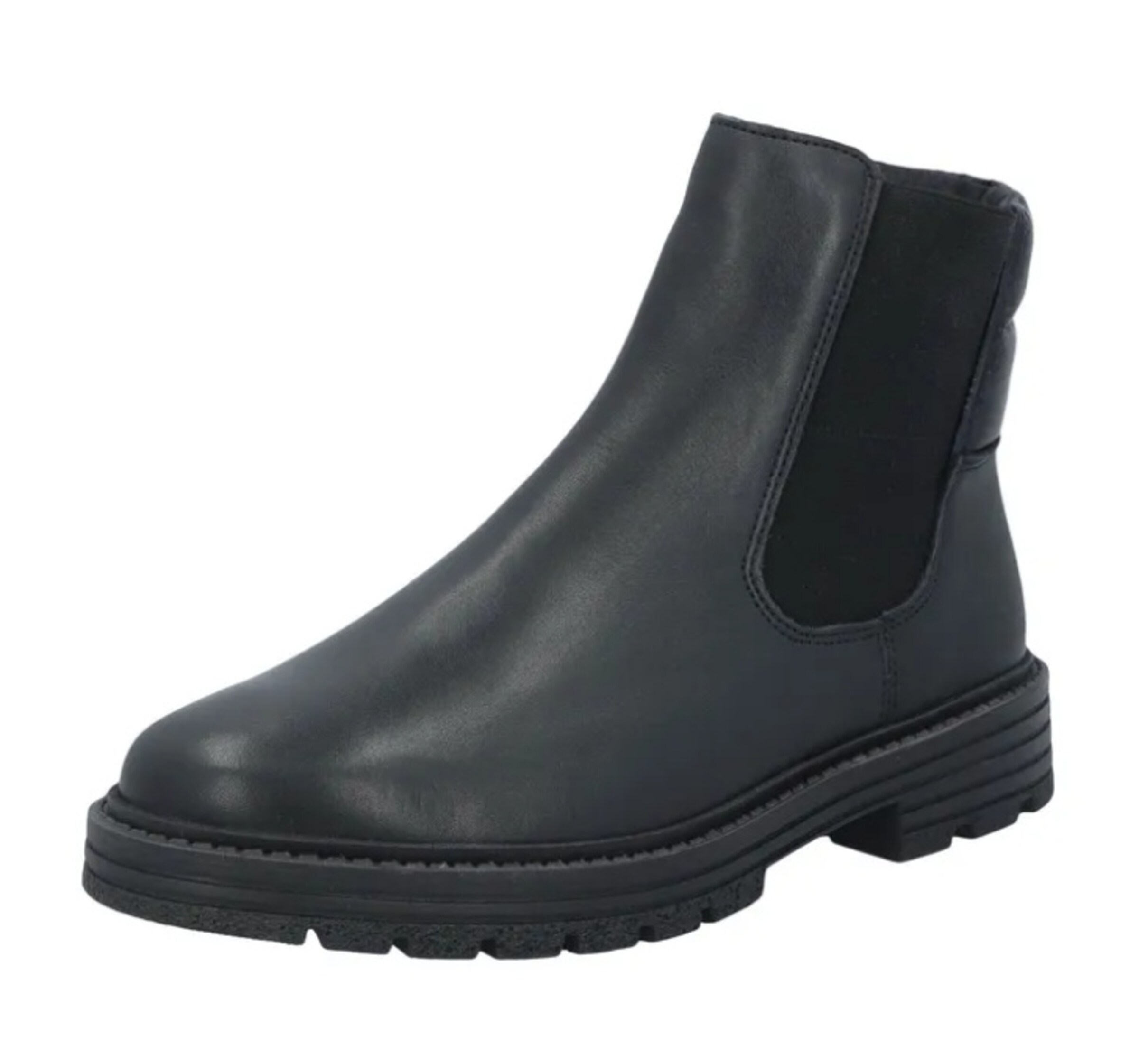 SOLIDUS Chelsea Boots in Schwarz: Vorderseite