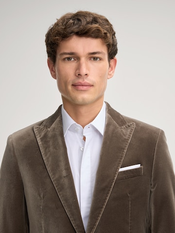 JOOP! Slim fit Colbert 'Horace-Velvet' in Bruin