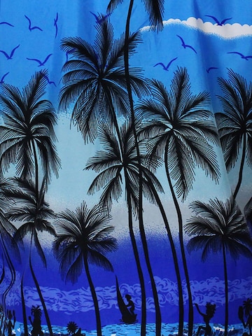Telo da mare 'Beach' di King Kameha in blu