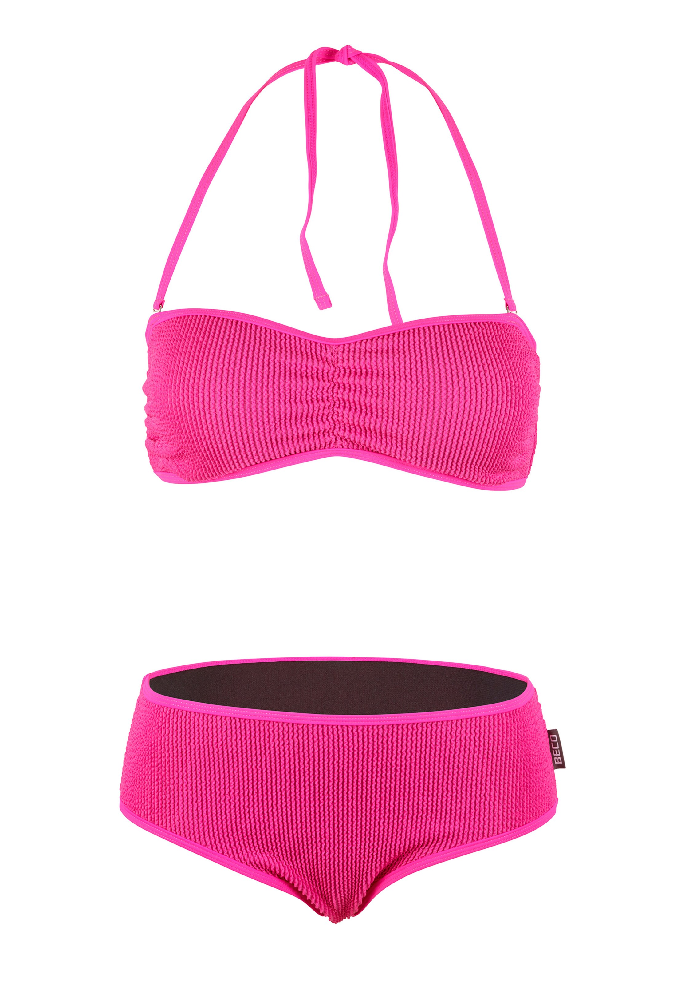 BECO the world of aquasports Bustier Bikini in Roze: voorkant