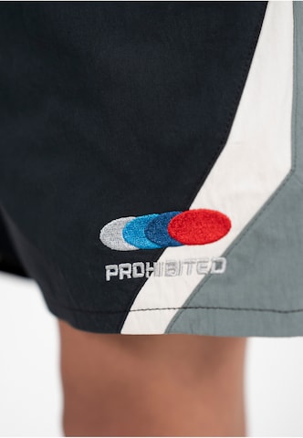 Prohibited Regular Shorts 'Racer' in Schwarz
