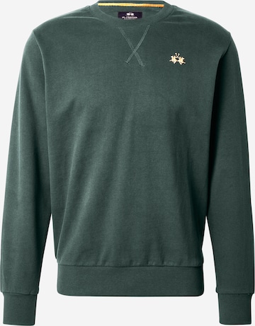 La Martina Sweatshirt in Green: front