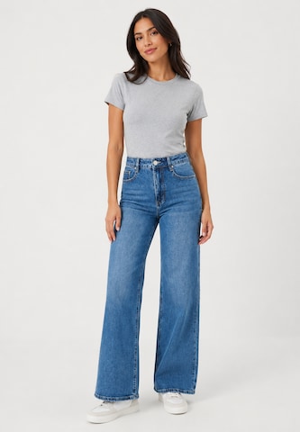 Wide Leg Jean Elara en bleu