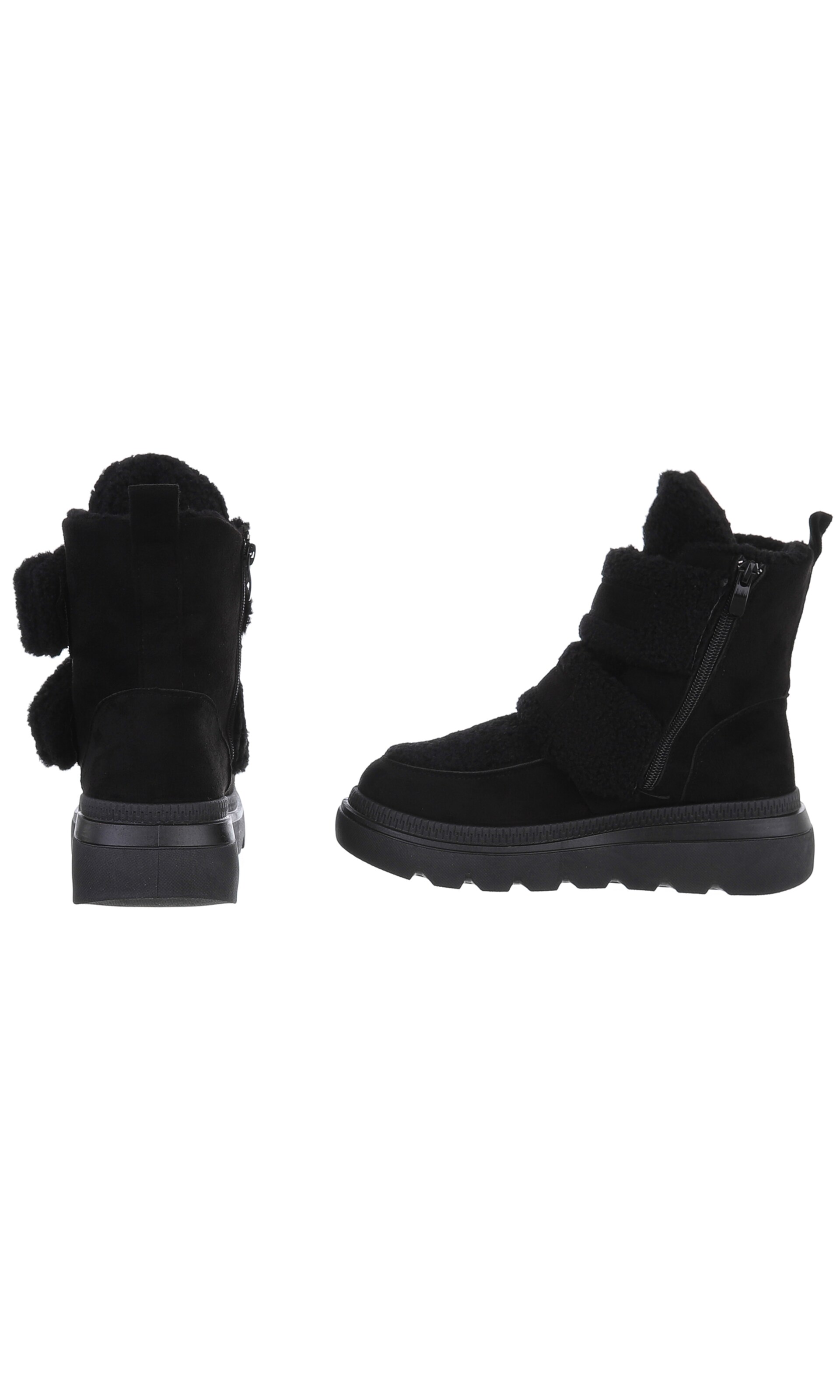 Ital-Design Ankle Boots in Black
