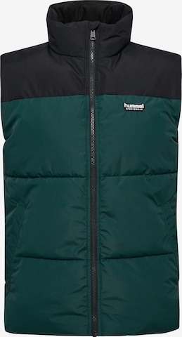 Hummel Vest 'PUFF' i grøn: forside