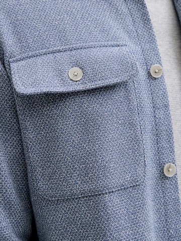 JACK & JONES Regular fit Button Up Shirt 'JPRRayle' in Blue
