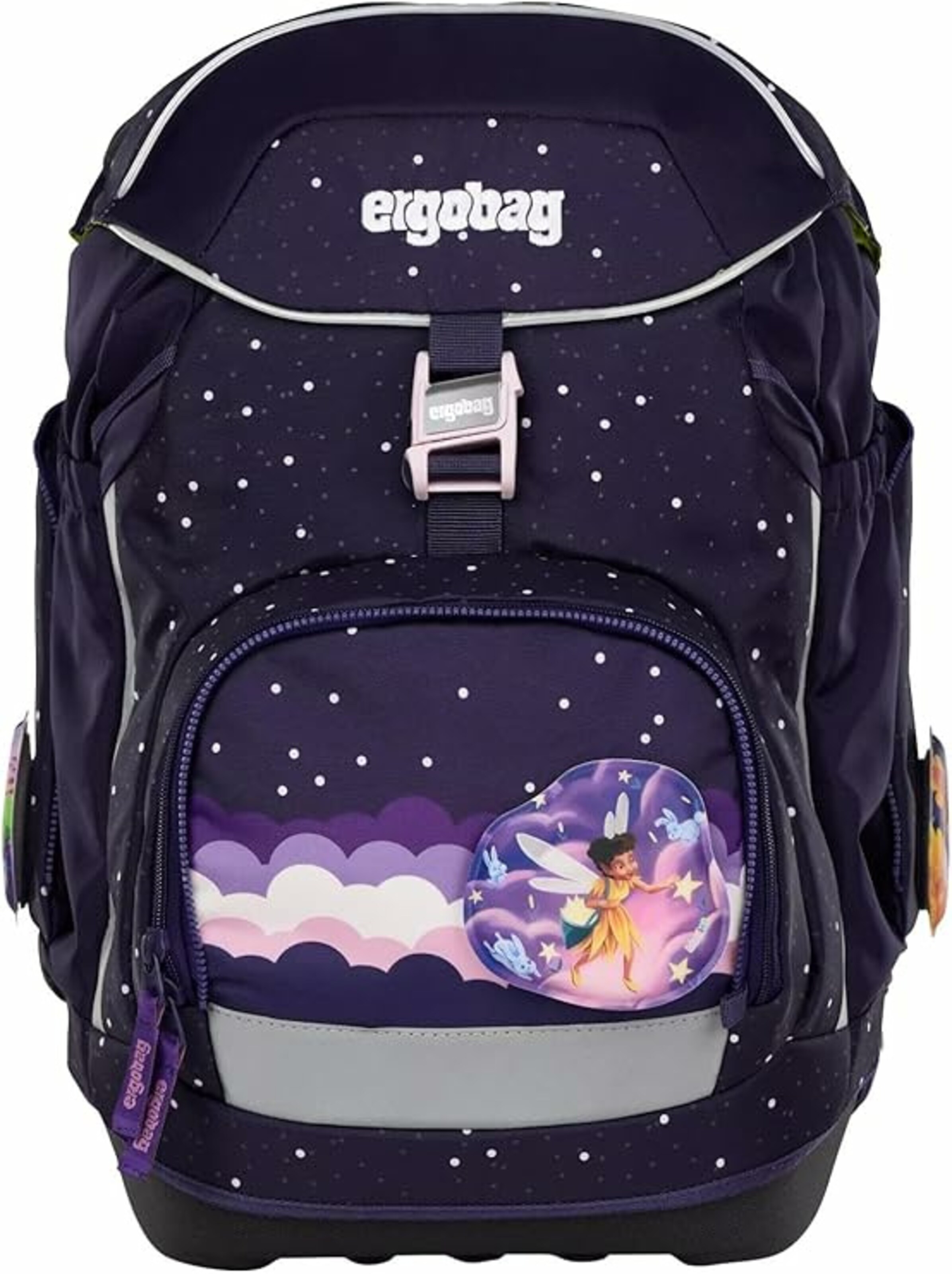 ergobag Backpack in Purple: front