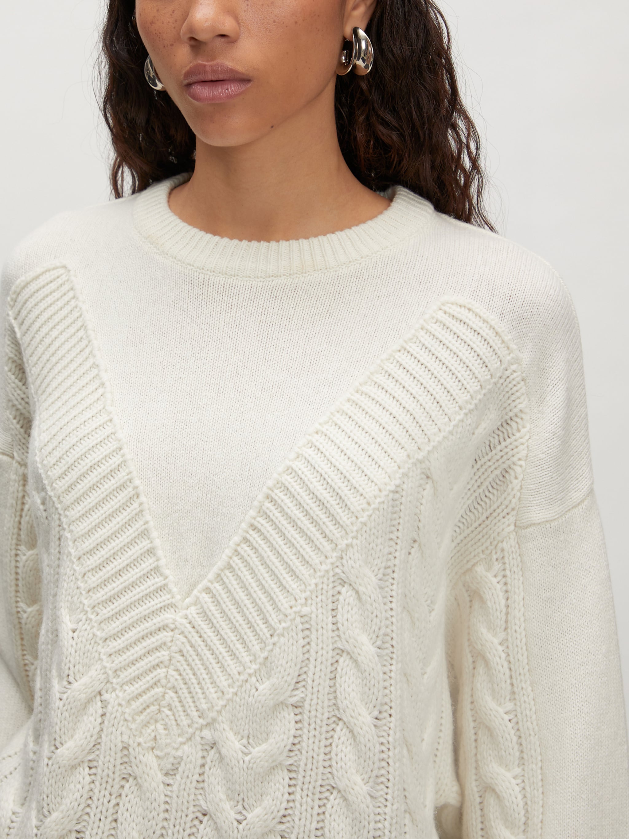 EDITED Produkte Pullover 'Danica' creme