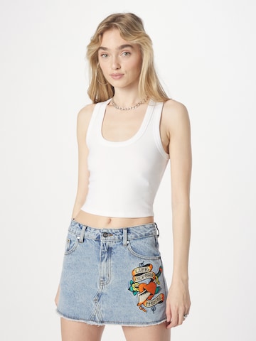 Abercrombie & Fitch Top in White: front