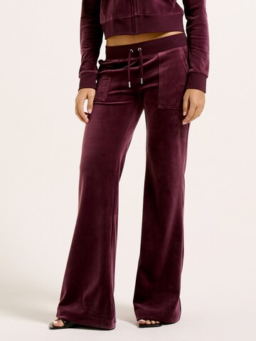 Juicy Couture Boot cut Sports trousers in Red: front