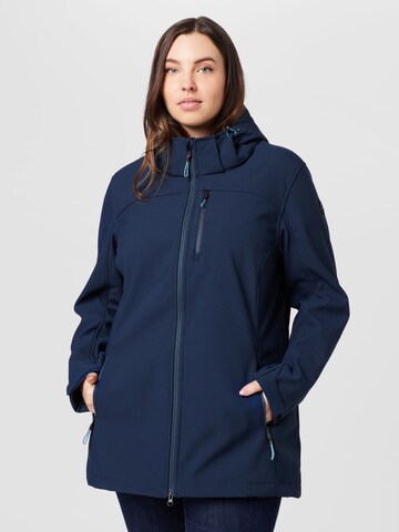 KILLTEC Outdoor Jacket in Blue: front