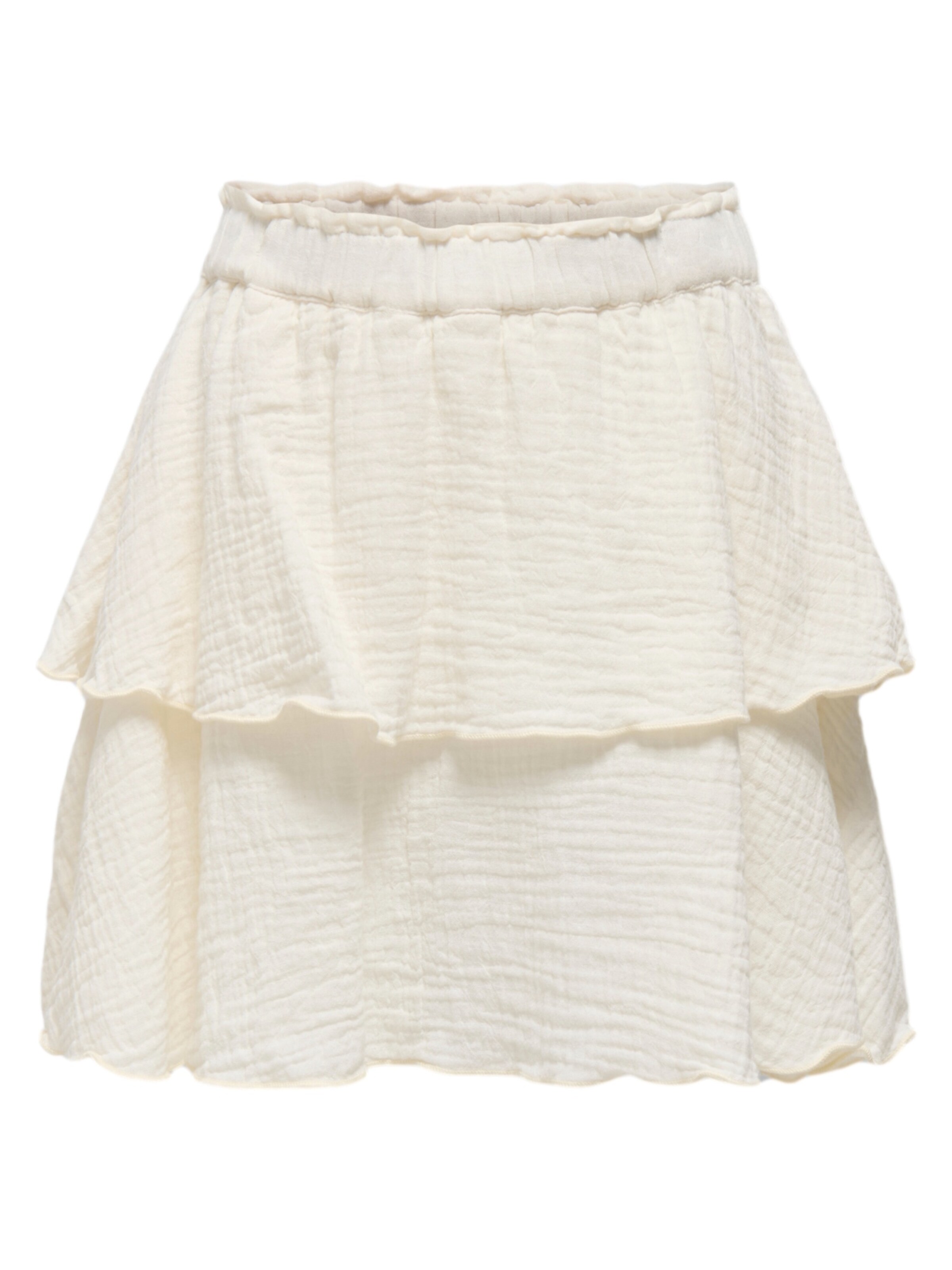 Gonna 'Julia' di ONLY GIRLS in bianco: frontale