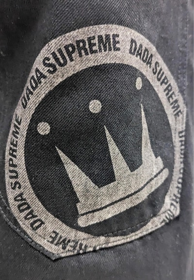 Dada Supreme Jeans ' Coin Crown ' in Grey / Blood red / Black / White, Item view