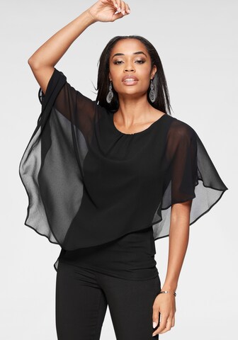 LAURA SCOTT Bluse in Schwarz: predná strana