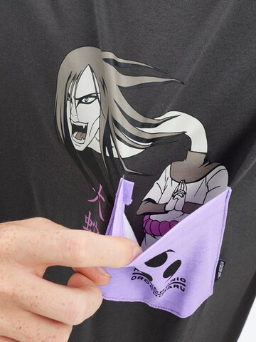 hydroponic - Camiseta 'Hydroponic x Naruto Orochimaru Graphic T-Shirt' en gris