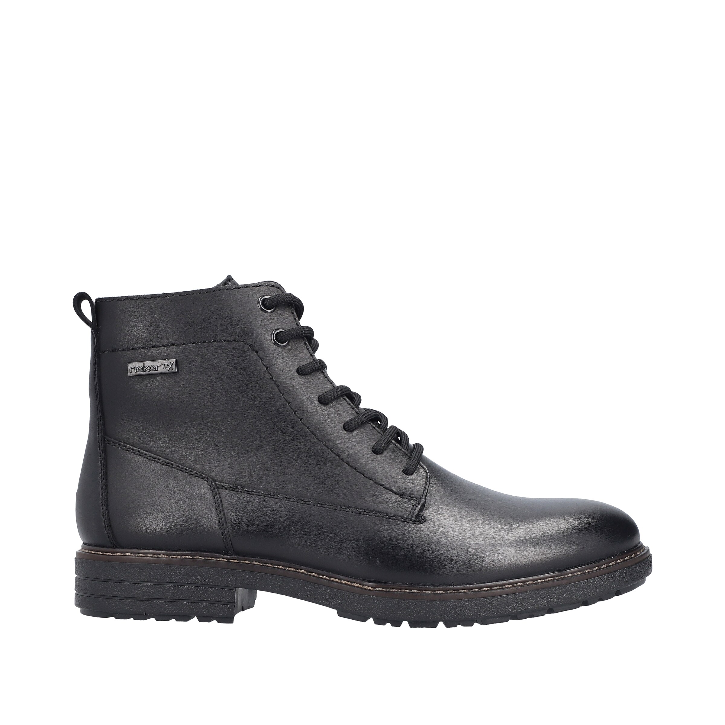 Rieker Lace-Up Boots in Black
