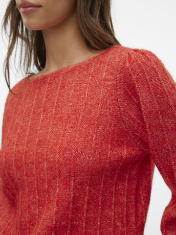 VERO MODA Sweater 'KAMILLE' in Red
