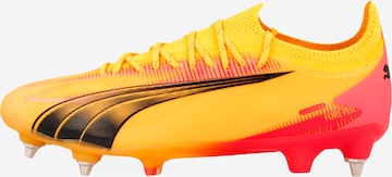 PUMA Soccer Cleats 'ULTRA ULTIMATE MxSG' in Yellow: front