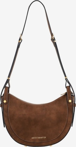 Arthur & Aston Taška přes rameno 'Arthur & Aston Sac Bandoulière Femme Chataigne' – hnědá: přední strana