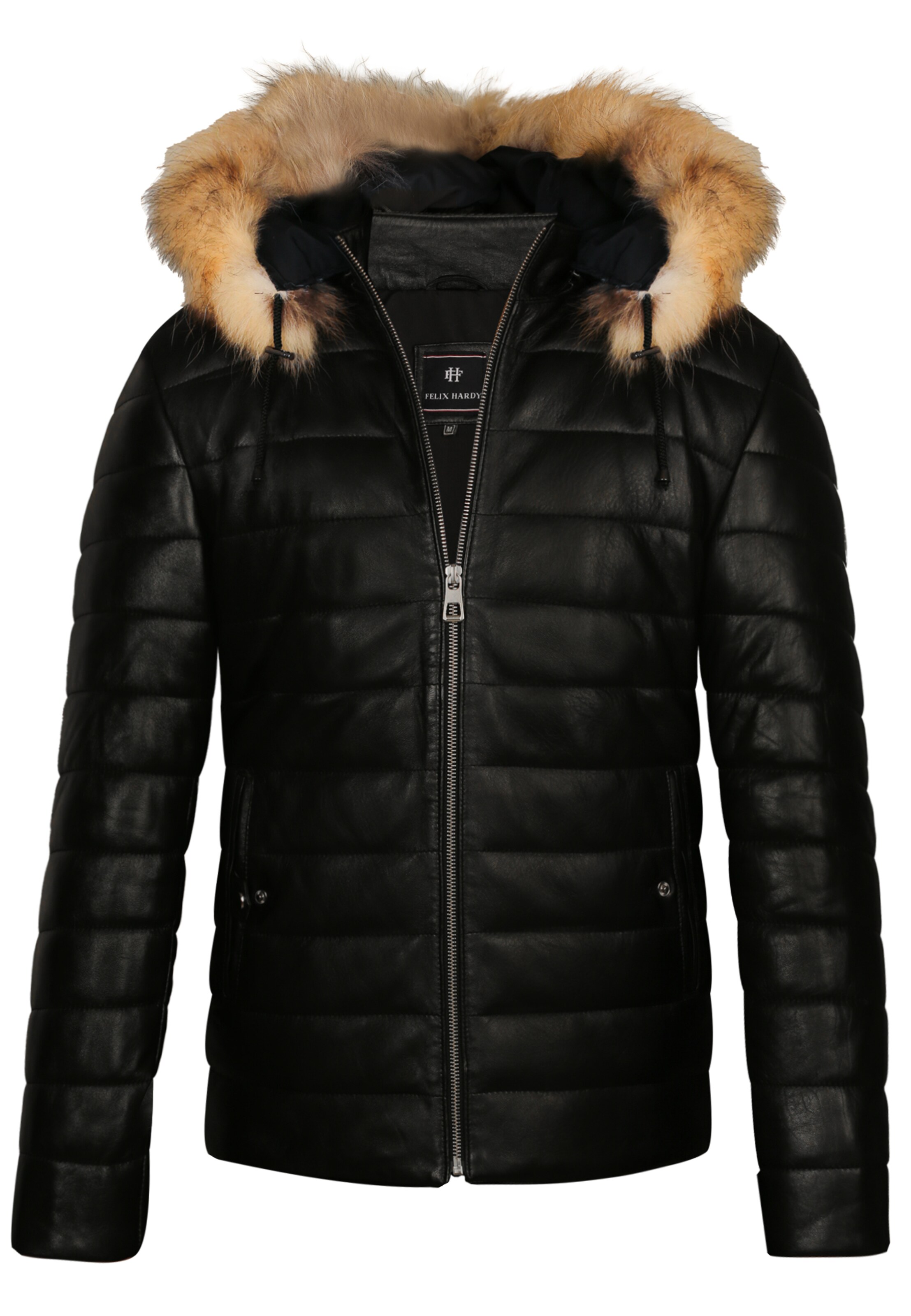 Felix Hardy Φθινοπωρινό και ανοιξιάτικο μπουφάν σε μαύρο: μπροστά