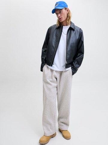 JACK & JONES Wide leg Broek in Grijs