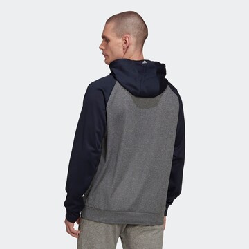 ADIDAS SPORTSWEAR Athletic Sweatshirt 'Aeroready Game And Go Camo Logo' in Grey