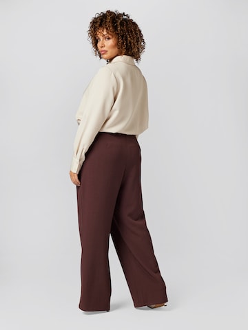 Regular Pantalon 'Elisa' Guido Maria Kretschmer Curvy en marron