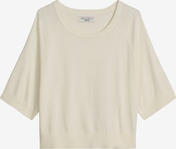 Pull-over Marc O'Polo DENIM en blanc : devant