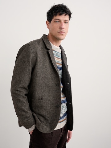 Seasalt Cornwall Regular fit Colbert 'Pelynt' in Bruin