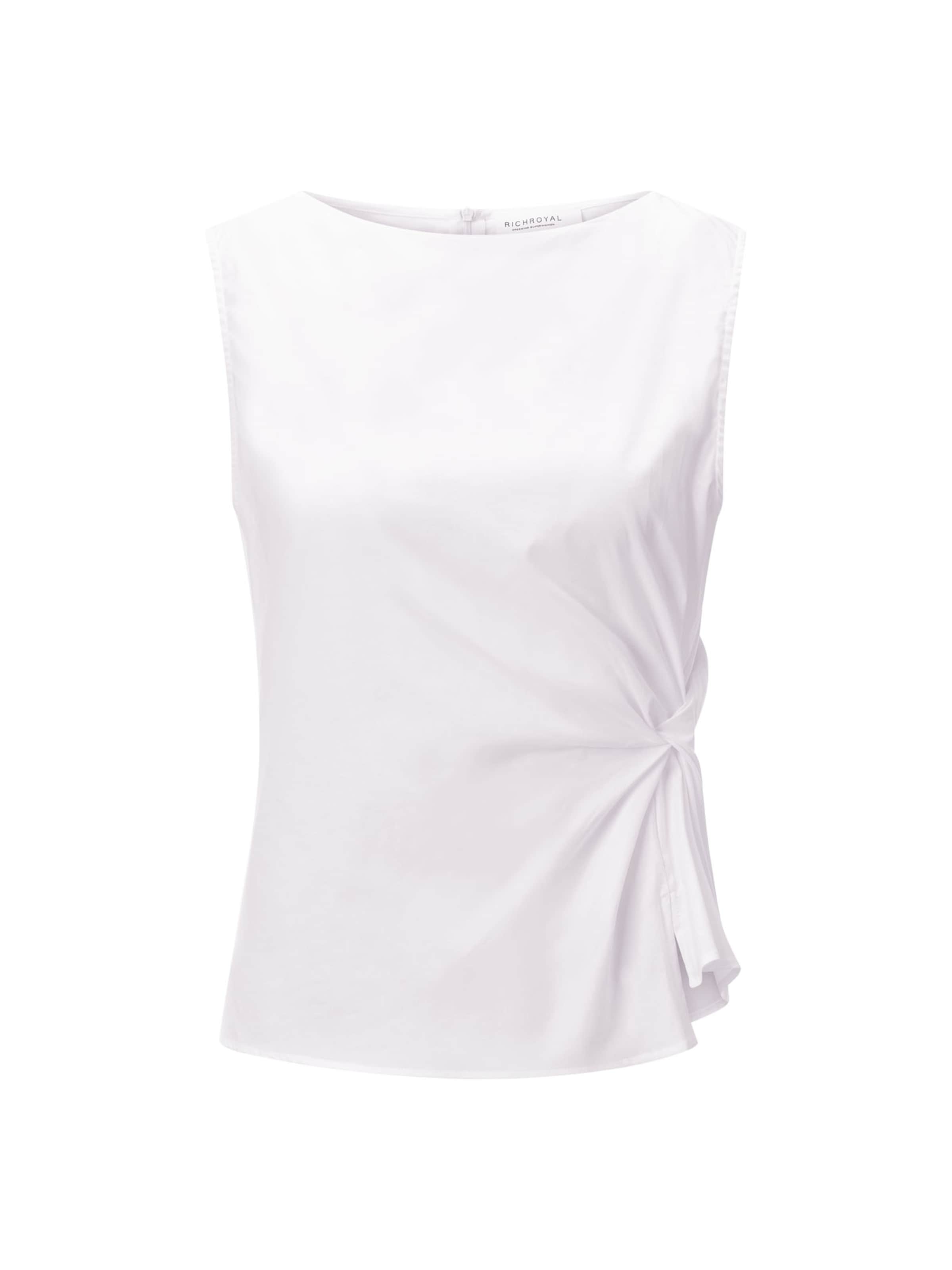 Chemisier Rich & Royal en blanc : devant