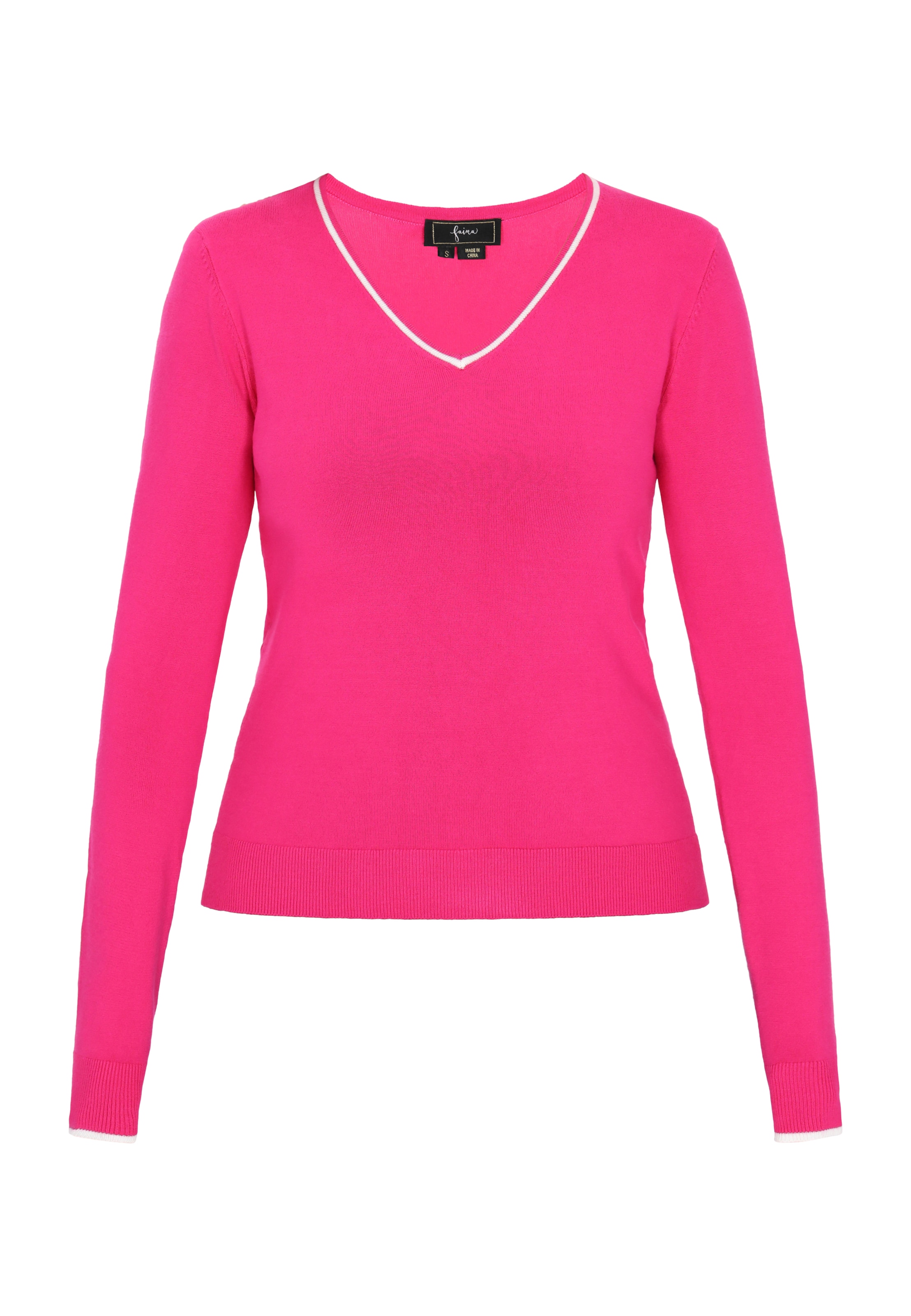 faina Пуловер в розово: отпред