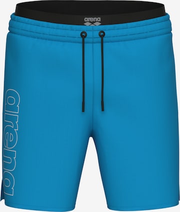 ARENA Uimashortsit 'ELASTIC BAND BEACH BOXER' värissä sininen: etupuoli
