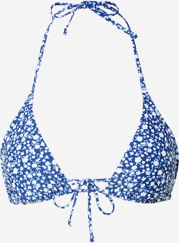 HOLLISTER Triangel Bikinitop in Blau: predná strana