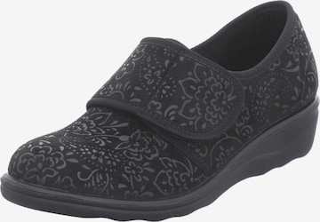 Westland Slippers 'Nice 80' in Black: front