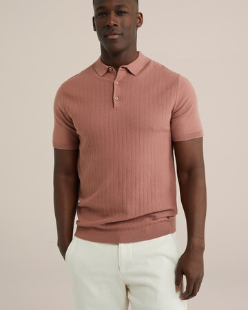 WE Fashion - Camiseta en marrón: frente