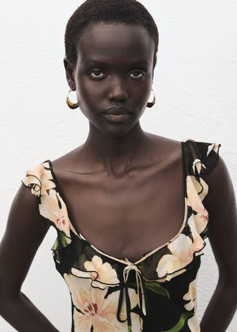 MANGO Beach Dress in Black