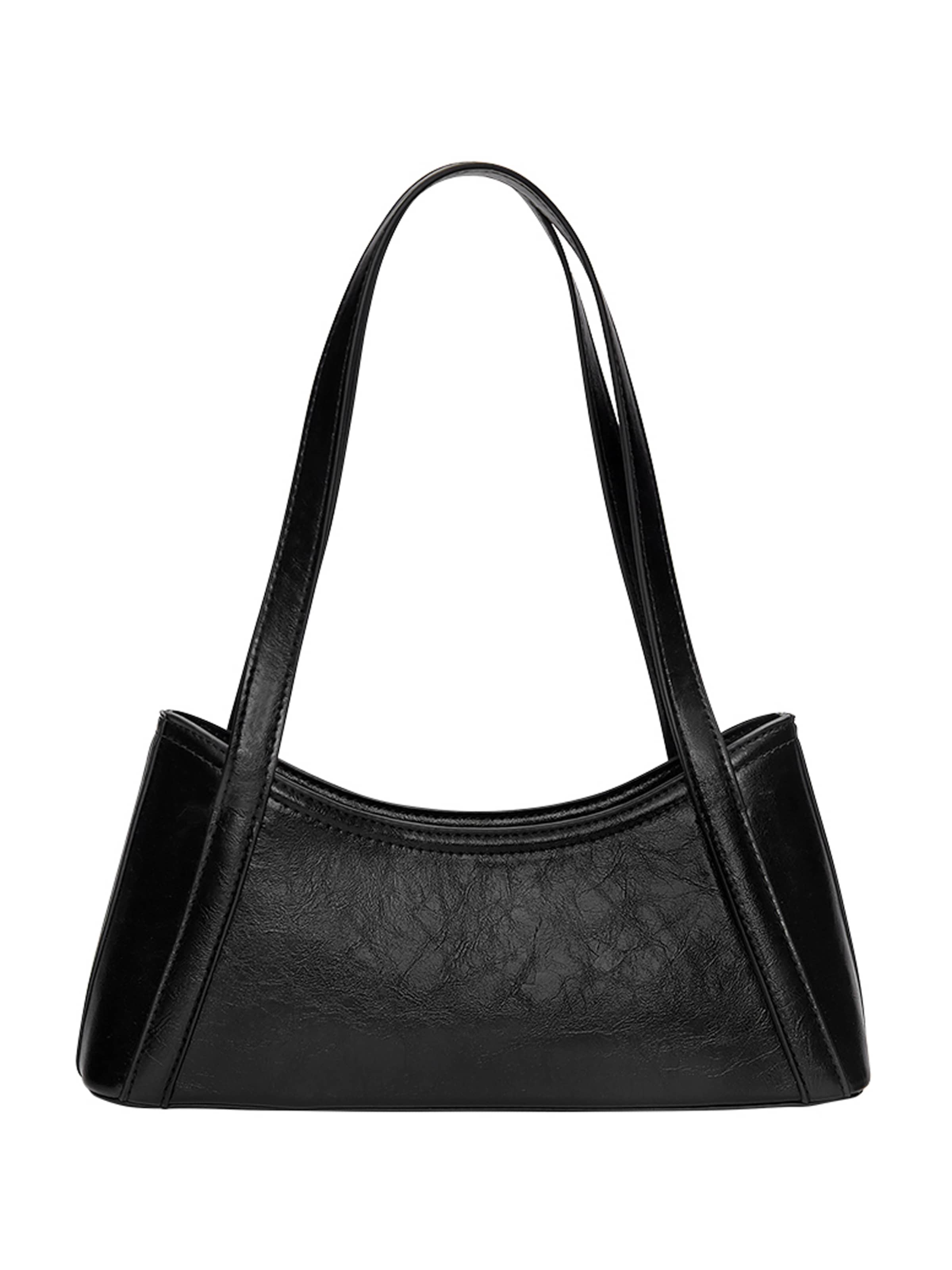 Pull&Bear Olkalaukku värissä musta: etupuoli