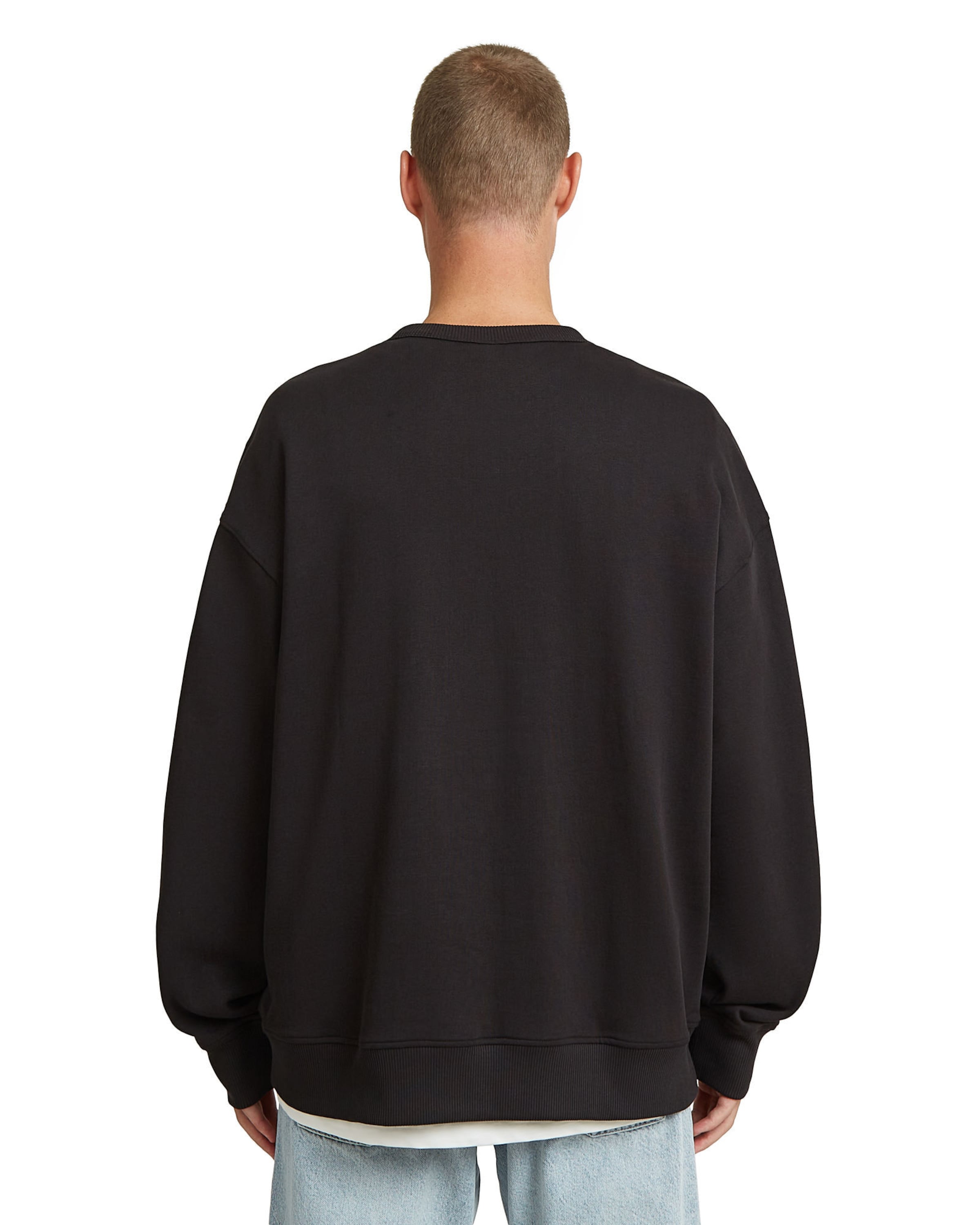 G-STAR Sweatshirt - 'HB Badge Sweater' in Schwarz