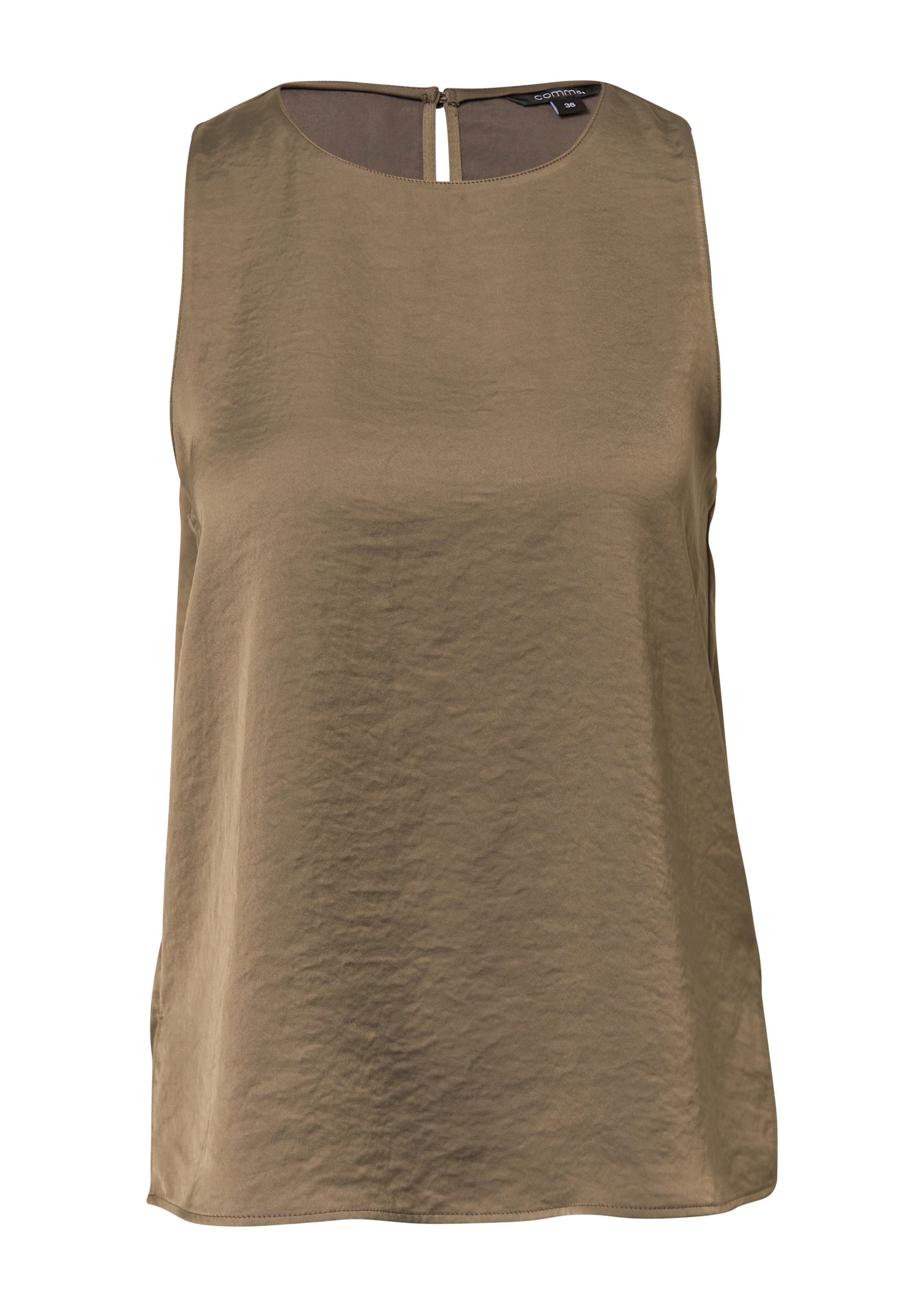 COMMA Bluse in Braun: Vorderseite